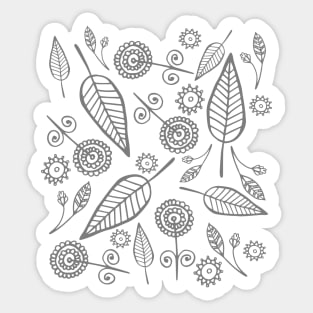 organics pattern Sticker